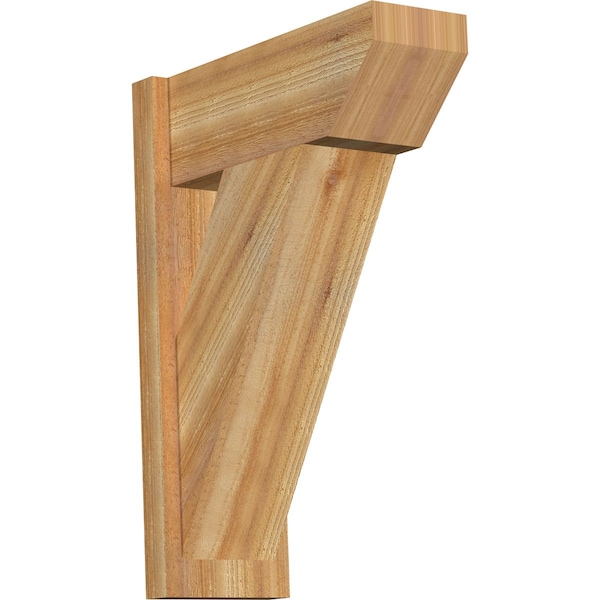 Ekena Millwork Traditional Slat Rough Sawn Outlooker, Western Red Cedar, 8"W x 20"D x 28"H OUT08X20X28TRA06RWR - main